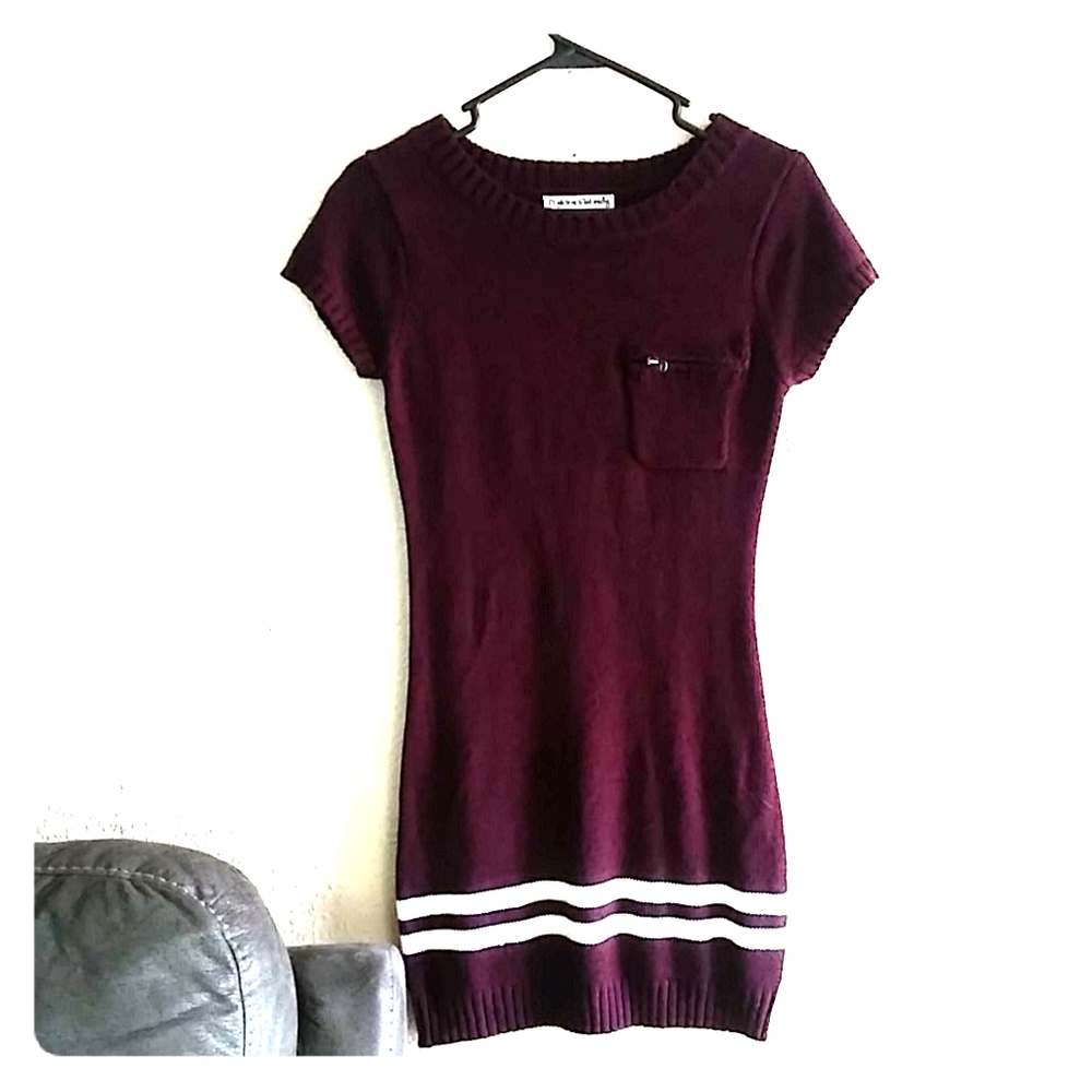 Plum color Bodycon dress